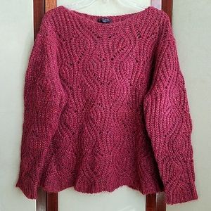 Gottardi Boat Neck Pullover Top Sweater Size M